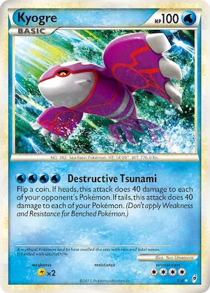 Kyogre n° SL6 – L'appel des Légendes