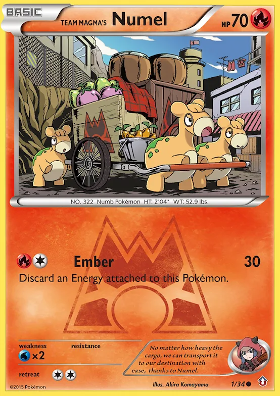 Team Magma's Numel #1 – Double Crisis