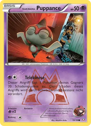 Team Magma's Baltoy Nr. 10 – Double Crisis