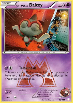 Team Magma's Baltoy #10 – Double Crisis