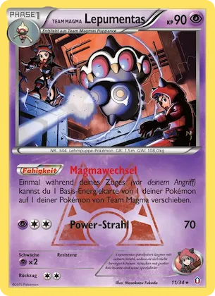 Team Magma's Claydol Nr. 11 – Double Crisis