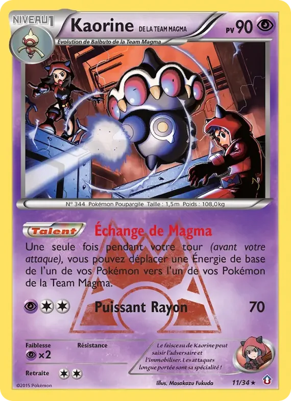 Kaorine de la Team Magma 11 – Double Danger