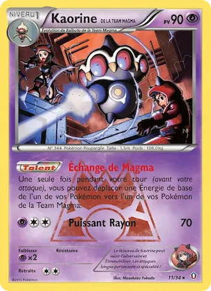 Kaorine de la Team Magma n° 11 – Double Danger