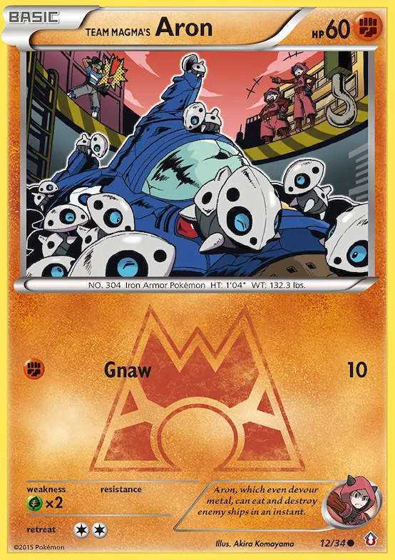 Team Magma's Aron #12 – Double Crisis