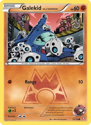 Galekid de la Team Magma n° 12 – Double Danger