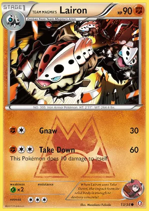 Team Magma's Lairon #13 – Double Crisis