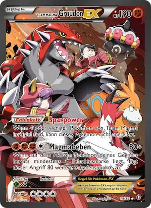 Team Magma's Groudon-EX Nr. 15 – Double Crisis