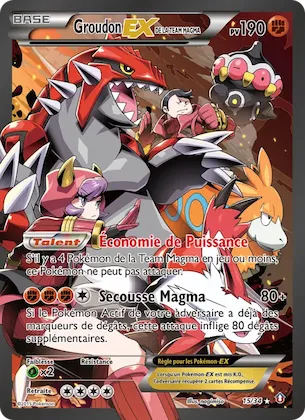 Groudon-EX de la Team Magma 15 – Double Danger
