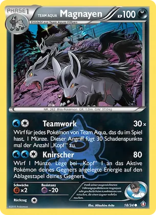 Team Aqua's Mightyena Nr. 18 – Double Crisis