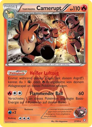 Team Magma's Camerupt Nr. 2 – Double Crisis