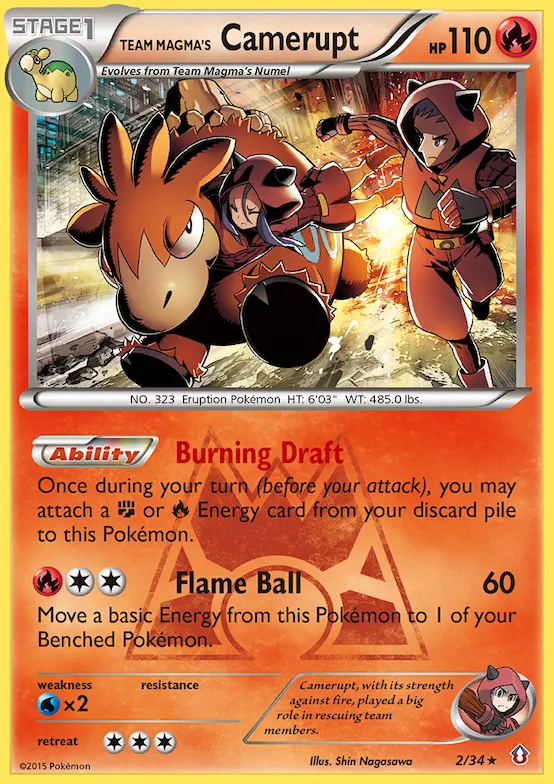 Team Magma's Camerupt #2 – Double Crisis