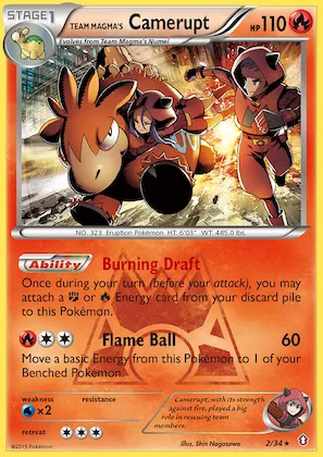 Team Magma's Camerupt #2 – Double Crisis