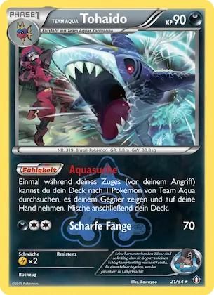 Team Aqua's Sharpedo Nr. 21 – Double Crisis