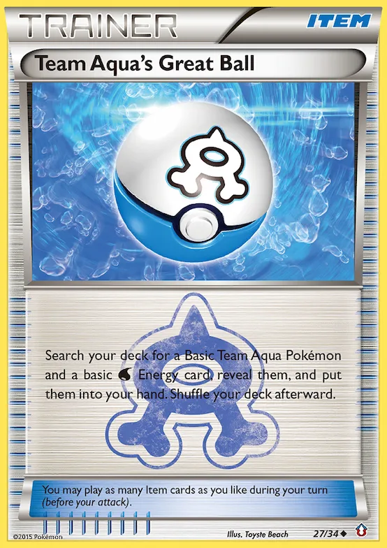 Team Aqua's Great Ball #27 – Double Crisis