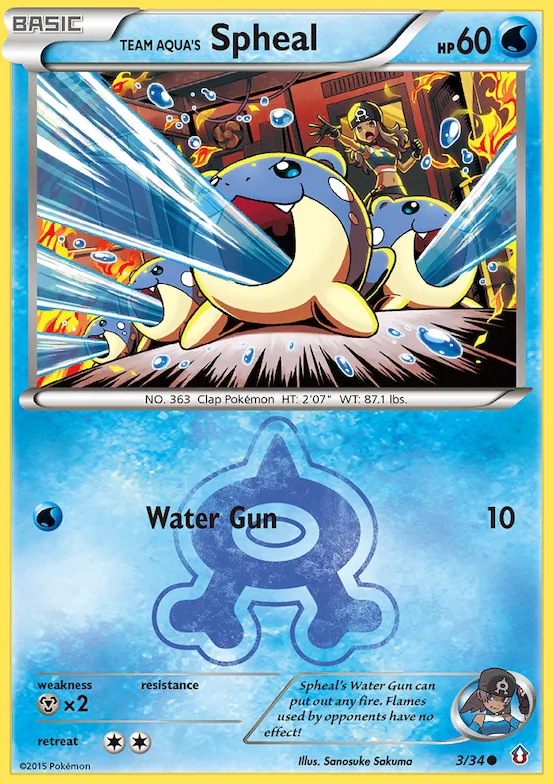 Team Aqua's Spheal #3 – Double Crisis