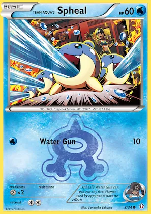 Team Aqua's Spheal #3 – Double Crisis