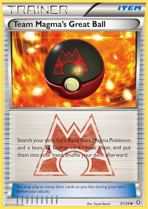 Team Magma's Great Ball #31 – Double Crisis
