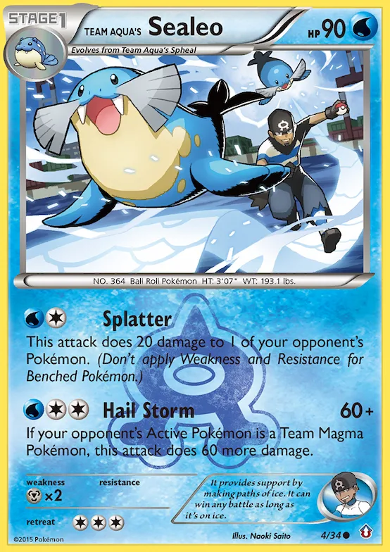 Team Aqua's Sealeo #4 – Double Crisis