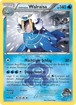 Team Aqua's Walrein Nr. 5 – Double Crisis