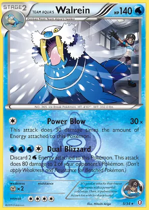 Team Aqua's Walrein #5 – Double Crisis