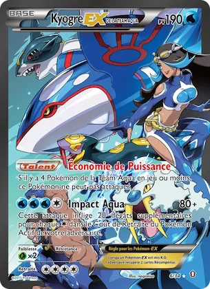 Kyogre-EX de la Team Aqua 6 – Double Danger