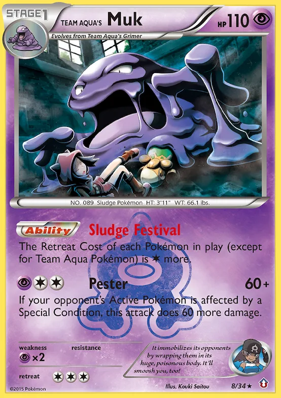Team Aqua's Muk #8 – Double Crisis