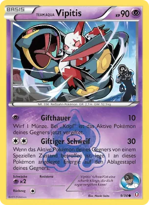 Team Aqua's Seviper Nr. 9 – Double Crisis
