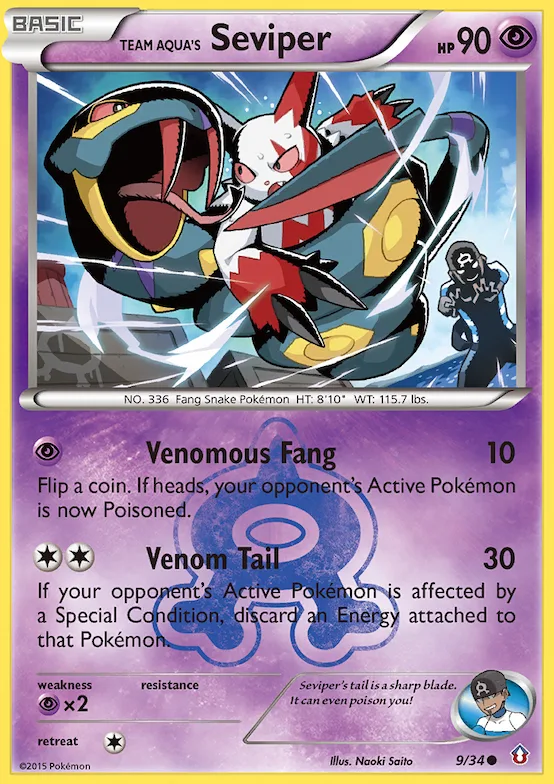 Team Aqua's Seviper #9 – Double Crisis
