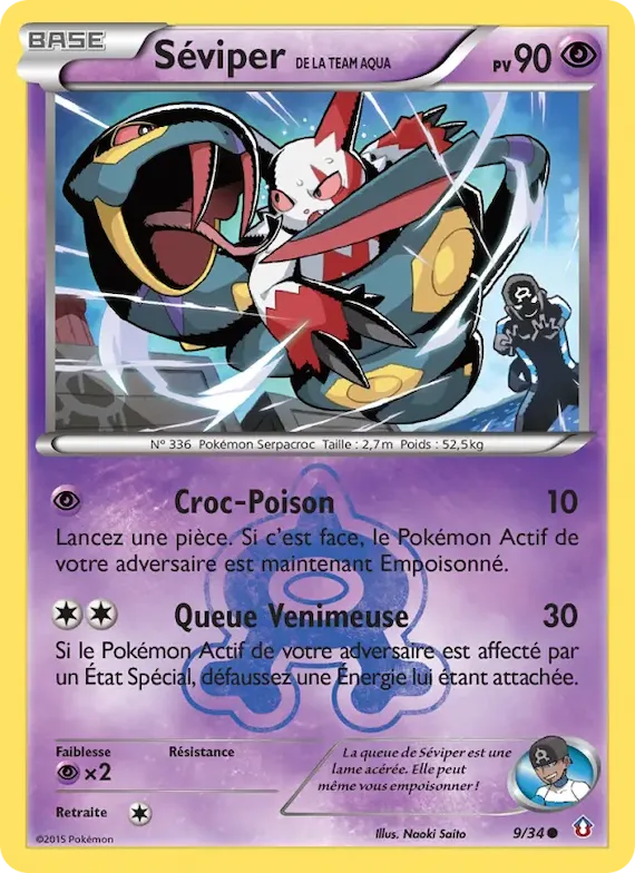 Séviper de la Team Aqua 9 – Double Danger