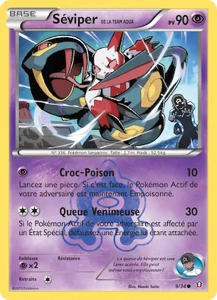 Séviper de la Team Aqua n° 9 – Double Danger