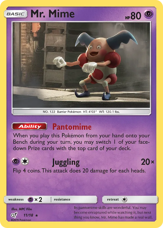 Mr. Mime #11 – Detective Pikachu
