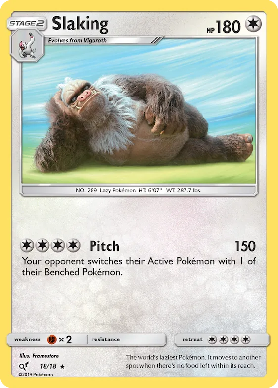 Slaking #18 – Detective Pikachu