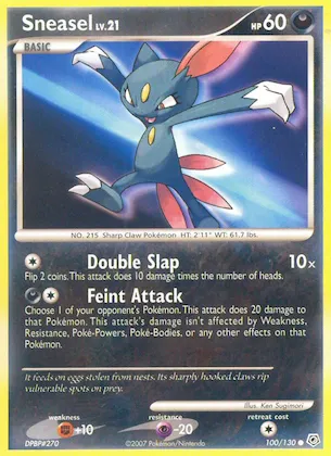 Sneasel #100 – Diamond & Pearl