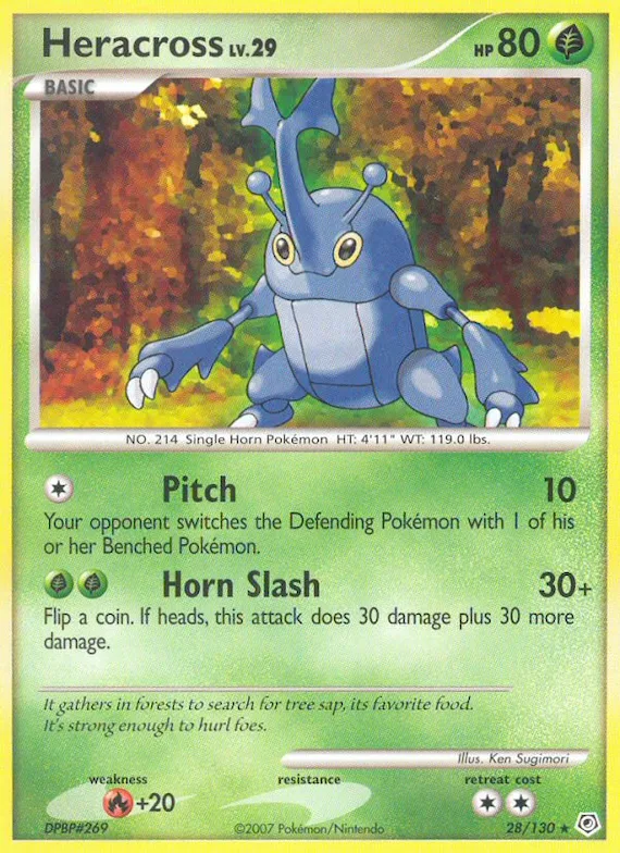 Heracross #28 – Diamond & Pearl