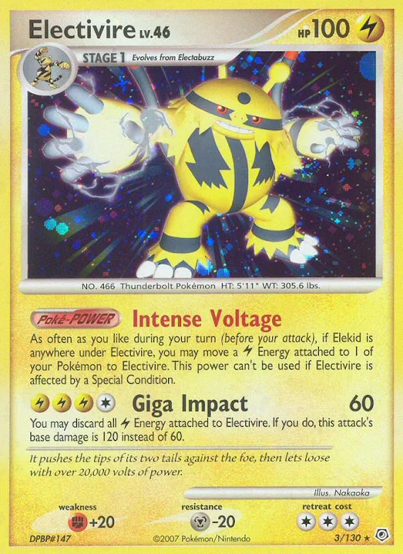 Electivire #3 – Diamond & Pearl