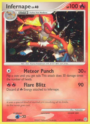 Infernape #5 – Diamond & Pearl