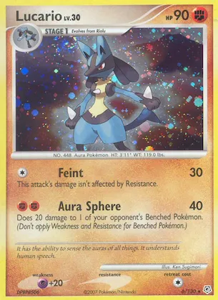 Lucario #6 – Diamond & Pearl
