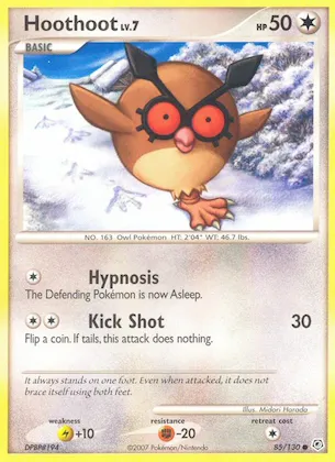 Hoothoot Nr. 85 – Diamant & Perl