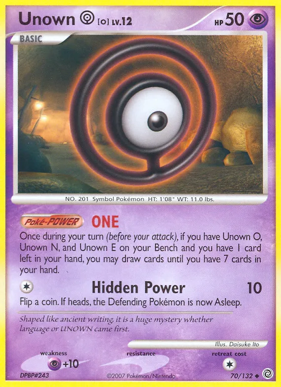 Unown [O] #70 – Secret Wonders