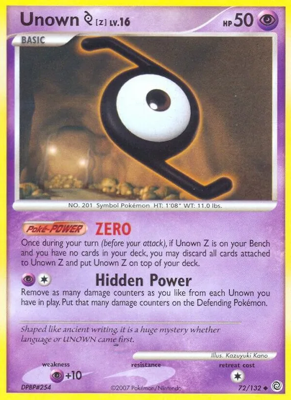 Unown [Z] #72 – Secret Wonders
