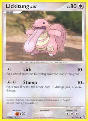 Lickitung #91 – Secret Wonders