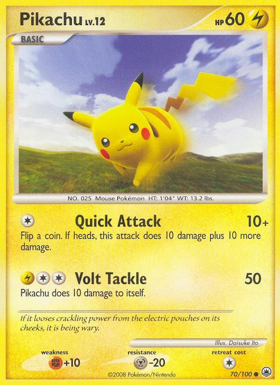 Pikachu 70 – Majestätischer Morgen