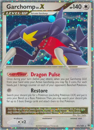 Garchomp LV.X #97 – Majestic Dawn