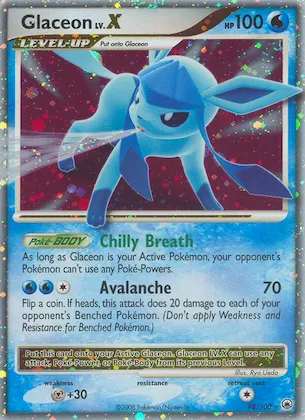 Glaceon LV.X #98 – Majestic Dawn