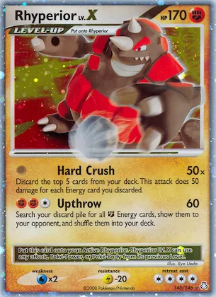 Rhyperior LV.X #145 – Legends Awakened