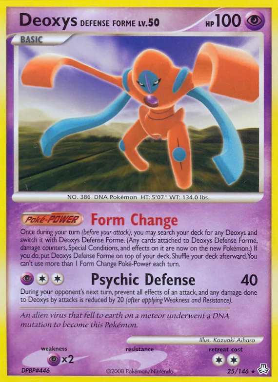 Deoxys Forme Défense 25 – Éveil des Légendes