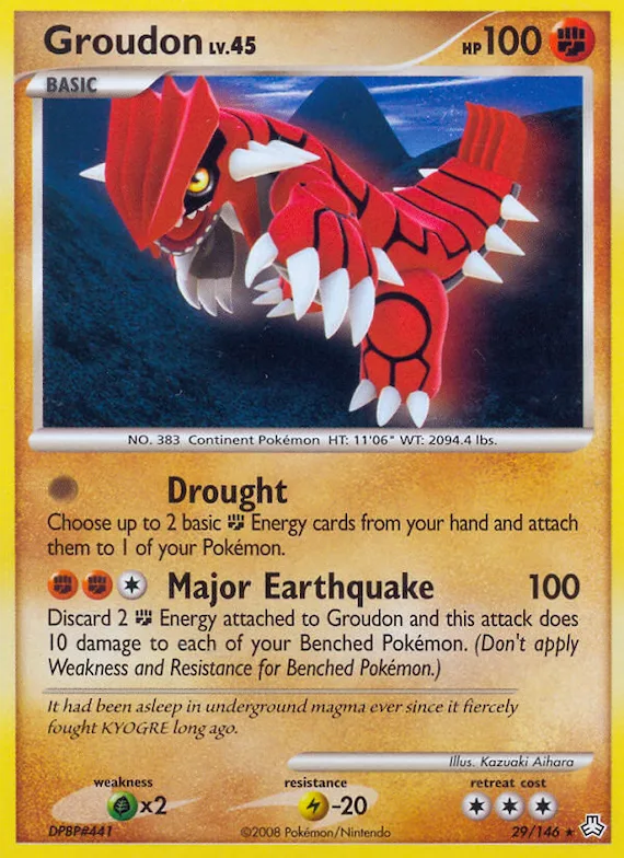 Groudon 29 – Éveil des Légendes