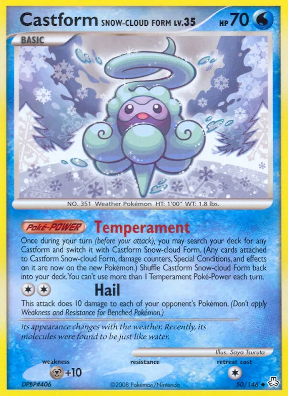 Castform Snow-Cloud Form #50 – Legends Awakened