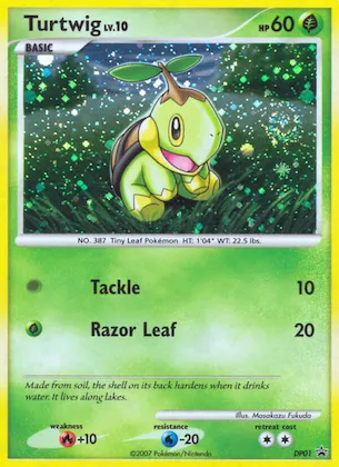 Turtwig #DP01 – Diamond and Pearl Promos