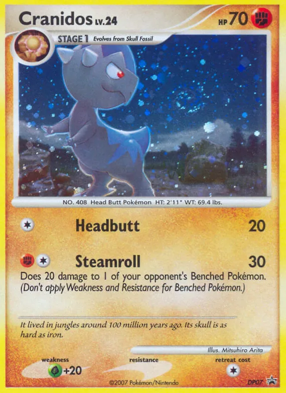 Cranidos #DP07 – Diamond and Pearl Promos